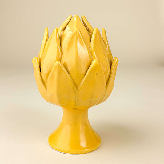 Carciofo Jaune — Artichaut en céramique artisanale fait main Italie