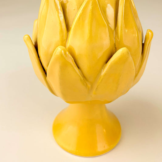 Carciofo Jaune — Artichaut en céramique artisanale fait main Italie